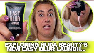 Let’s Try Huda Beauty’s NEW Easy Blur Foundation, Primer & Setting Powder…