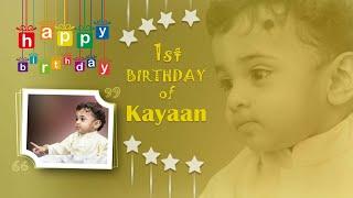 Kayaan 's || 1st Birthday Celebration || Baby Boy || Kubik Vision Films || Mumbai || India