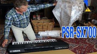 Mein Vater packt aus! Unboxing Yamaha PSR-SX700 German Deutsch