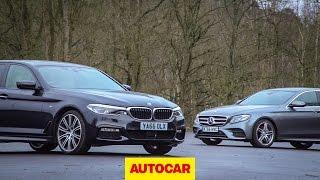 2017 BMW 5-Series v Mercedes-Benz E-Class | Can the 530d beat the E350d? | Autocar