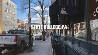 State College, PA Downtown & Penn State Campus Walking Tour PSU First Day of School [4K 60FPS]