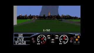 Race Drivin ... (Sega Genesis) Gameplay