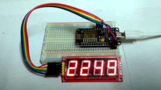 esp8266 NTP Time with 4 digits Module