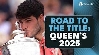 Carlos Alcaraz: Best Shots En Route To Queen's 2025 Title 