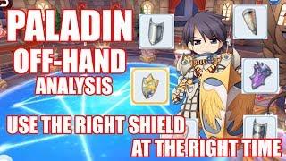 Ragnarok Mobile : PALADIN Equipment Guide OFF-HAND