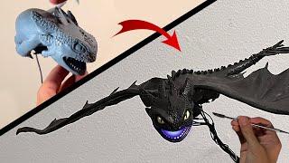 Sculpting Toothless | How to Train Your Dragon