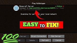 How to fix connection lost problem in aternos server | Minecraft java edition