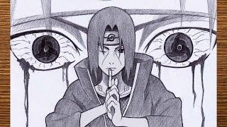 How to draw Itachi Uchiha from Naruto | Itachi Uchiha drawing step by step | Tutorial