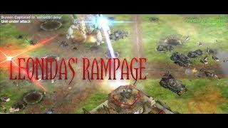 LEONIDAS RAMPAGE - C&C Generals ZH Contra 009 Beta 2 USA Boss Gameplay