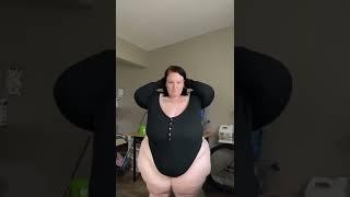 Laci Goulas - SSBBW exercising her HUGE thighs #curvy #tiktok #plussize #model #bbw