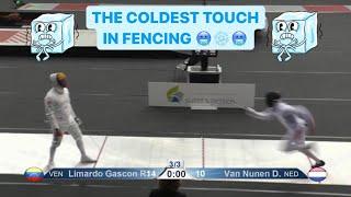 The Coldest Touch in Fencing