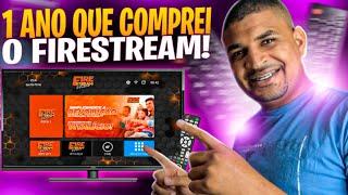 UM ANO USANDO O FIRESTREAM VITALICIO SEM QUEDA E SEM BLOQUEIO - FIRESTREAM  MINHA MELHOR COMPRA !