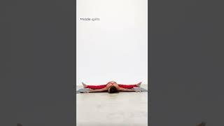 How to middle splits - Yoga pose #shorts