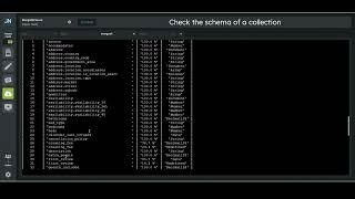 How to analyze a collection's schema from the mongosh