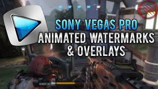 Sony Vegas Pro 13: How To Add Overlays, Logos & Animated Watermarks To Your Videos! Tutorial!