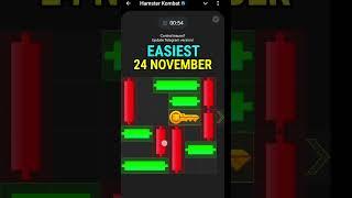 24 November Mini Game 100% Easily Solved Today | Hamster Kombat Mini Game 24 November | Mini Game