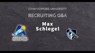 College Water Polo Recruiting Q&A: John Hopkins University Max Schlegel