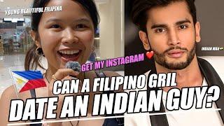 Can a Filipino Girl Date an Indian Guy? | Street Interview in Cebu, Philippines