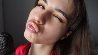 ASMR close up KISSES