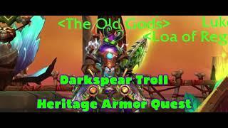 Darkspear Troll Heritage Armor Questline - World of Warcraft