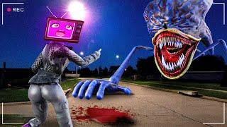 TV Woman RUNNING FROM ZOOCHOSIS SONIC 12 & TV MAN Saves TV Woman in Garry's Mod