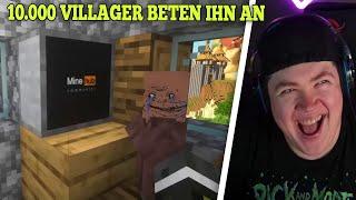 I made 10,000 villagers worship me | REAKTION