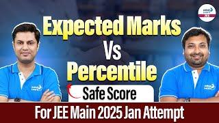 Expected Marks vs Percentile & Safe Score For JEE Main 2025 January Attempt | LIVE@InfinityLearn-JEE