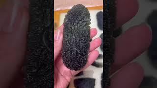 Have you ever seen a Moldavite like this before?   #helmsmancrystal#crystals #gemstone #moldavite