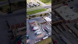 Busy Truck Stop Timelapse