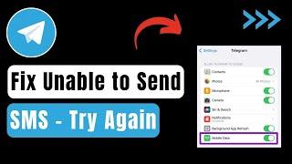 Telegram Unable To Send SMS Please Try Again Later !