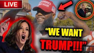 Kamala Harris LOSES IT SCREAMING After Black People In Georgia Say KAMALA IS FAKE & WE WANT TRUMP