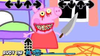 Horror Peppa Pig.EXE in Friday Night Funkin be like | FNF No-Hero Got Me Like | Muddy Puddles Funkin