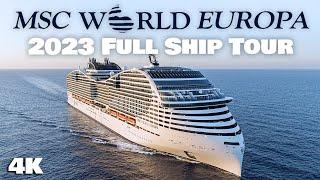 MSC World Europa 2023 Full Cruise Ship Tour!