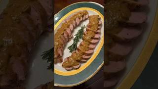 Pork Tenderloin Roast with Charcuterie Sauce 