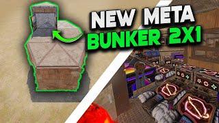 NEW META BUNKER 2X1 Rust Base | Rust Building Tutorial 2023