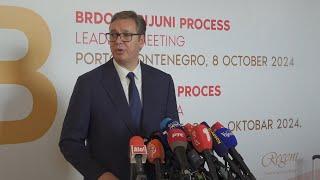 Izjava predsednika Vučića - Samit Procesa Brdo-Brioni u Tivtu