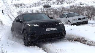 Драг в гору. RR Velar бросил вызов Audi и Турбо Ниве. На что способен Outlander?