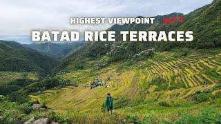 Highest Viewpoint in BATAD: Day 2 of our Itinerary