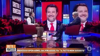 MATTEO SALVINI A DRITTO E ROVESCIO (RETE 4, 9.01.2025)