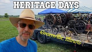 Greenville Illinois, Heritage Days 2024 - Tractor Show - Farming Demonstrations