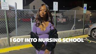 I GOT INTO NURSING SCHOOL!  | life updates