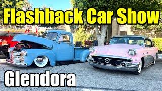 Flashback Car Show 2024 In Glendora - 36th Annual