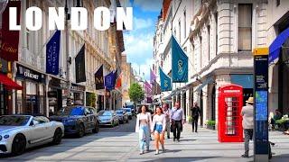 MAYFAIR & REGENT STREET WALKING TOUR 2024 | LONDON CITY TOUR 4K