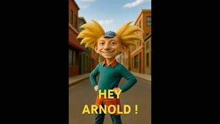 Hey Arnold! in Real Life ! #livingcartoon #HeyArnold