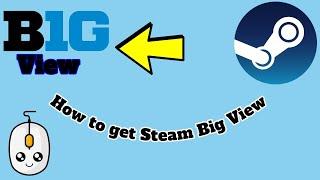How to get Steam Big View