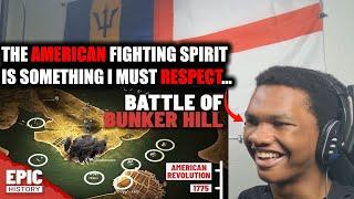 British caribbean guy react to The American Revolution epic history tv reaction battle of bunkerhill