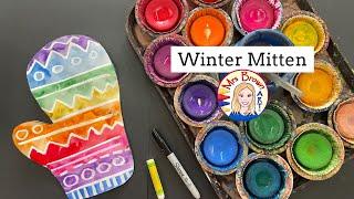 Winter Mitten (Mrs Brown • Art Ⓡ)