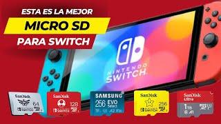 ¿Qué MICRO SD debo comprar para mi NINTENDO SWITCH? 