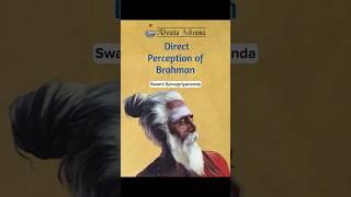 Direct Perception of Brahman | Swami Sarvapriyananda