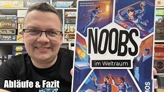 Noobs im Weltraum (Kosmos) - Rätselspiel und Abenteuer im All mit Losspielregel ab 10 Jahren